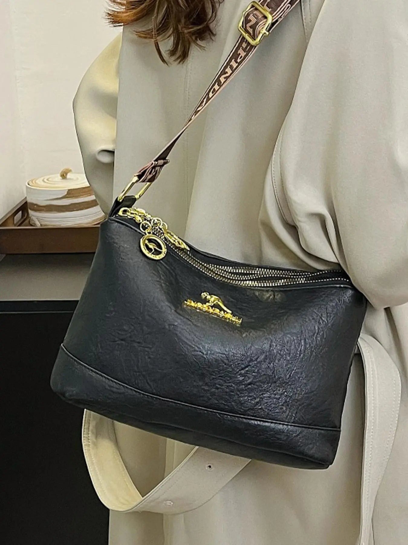 Women'S Fashionable Shoulder Bag, Fashionable Casual Bag, Simple Trend Versatile Crossbody Bag for Work, School, Daily Commuting, Shopping, Dating